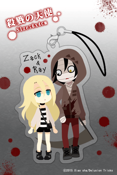 【殺戮的天使】Zack&amp;Ray透明壓克力吊飾