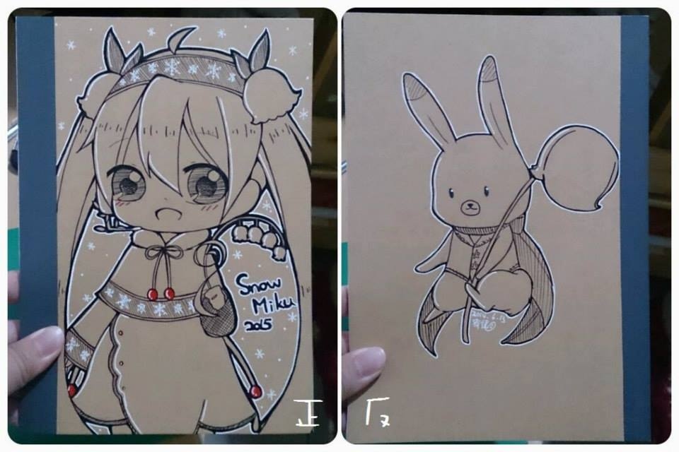 【2015雪初音】手繪筆記本
