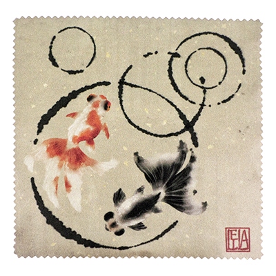 年年有魚 拭鏡布
