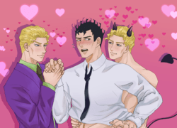 【JOJO】川吉良(人類&惡魔)明信片