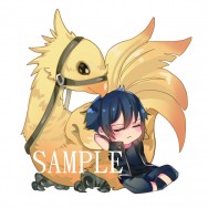 FF15路型鳥X王子透明壓克力立牌