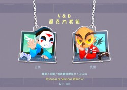 V&D壓克力+明信片套組