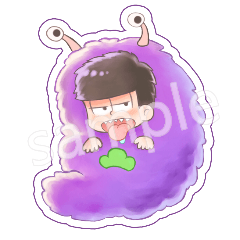 【おそ松さん 】一松現充吞食獸-透明壓克力吊飾
