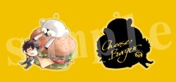Sonic&Leo cheeseburger壓克力吊飾