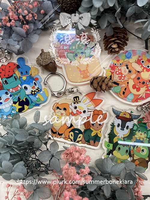 [Pokemon]雙面壓克力吊飾