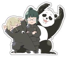 二年生立牌(棘&熊貓&真希)
