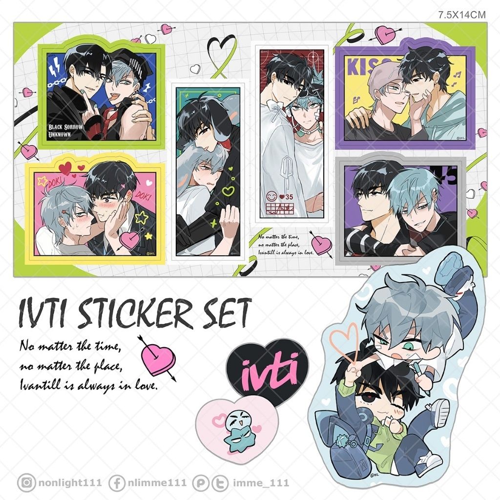 Alien Stage異星舞台 ivantill AU◈貼紙組