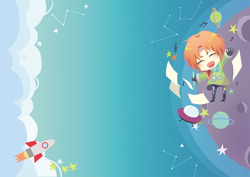 【あんスタ】月永レオ奔向月球便條紙