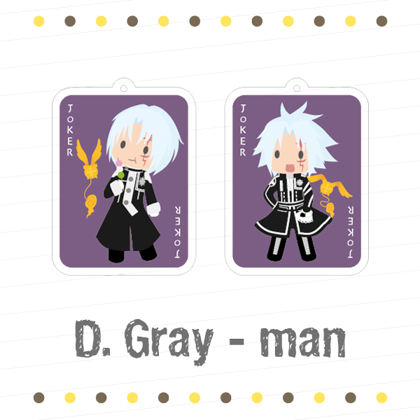 【驅魔少年】亞連&amp;迪姆雙面壓克力吊飾