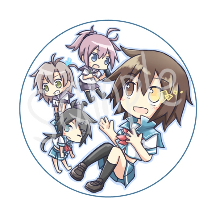 [艦これ]第六戰隊5.8cm胸章