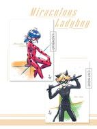 Miraculous Ladybug + 奇蹟瓢蟲與黑貓諾兒燙金酷卡