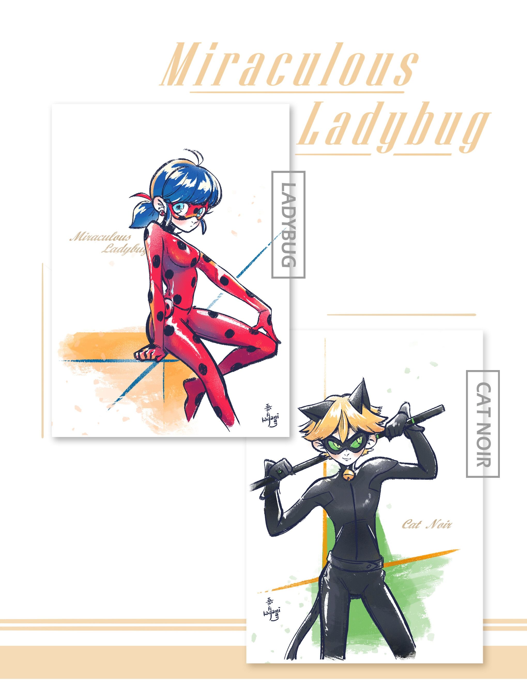 Miraculous Ladybug + 奇蹟瓢蟲與黑貓諾兒燙金酷卡