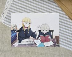 法琳瑪露 - 一起讀書明信片