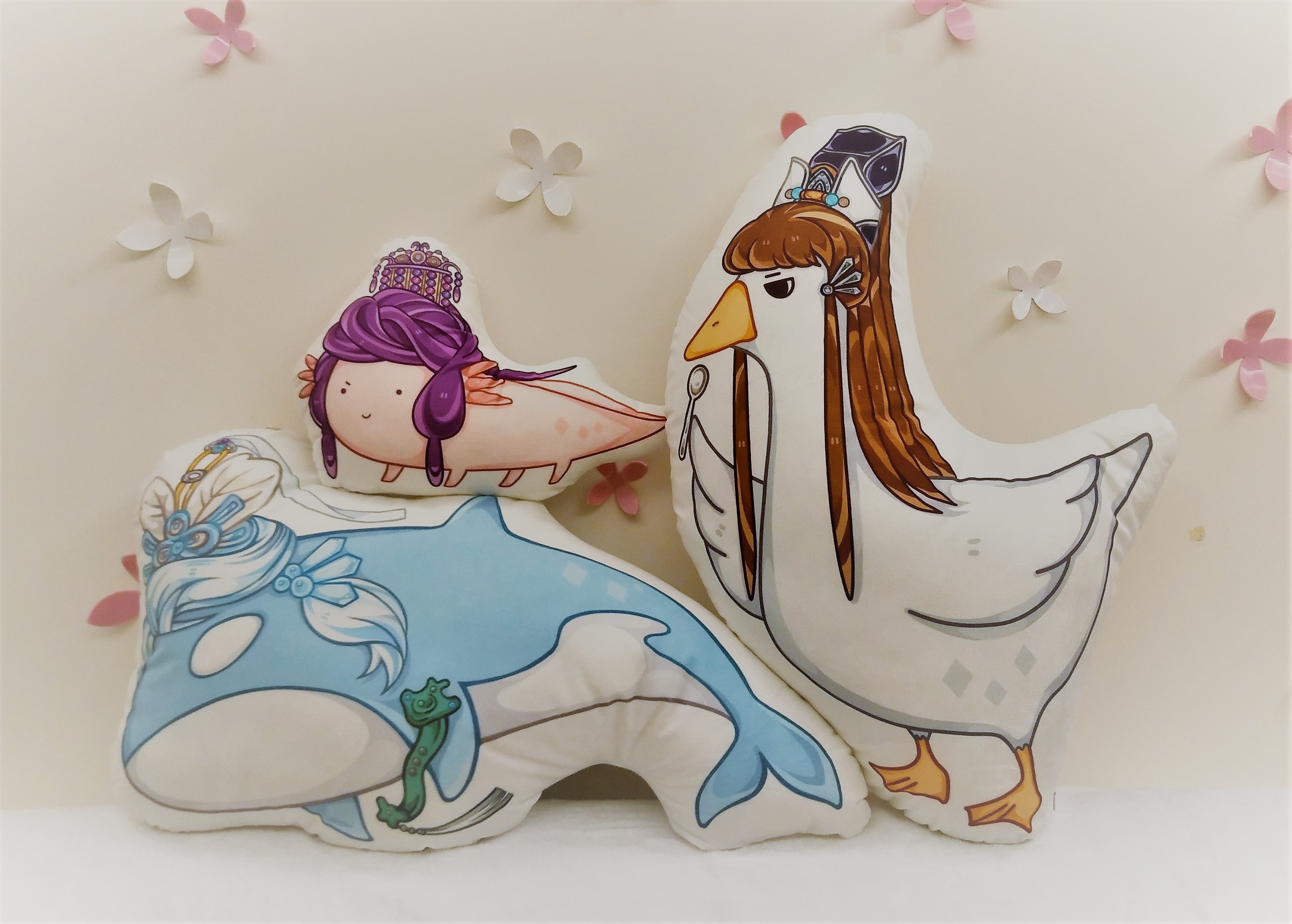 【金光布袋戲】海境動物系列抱枕