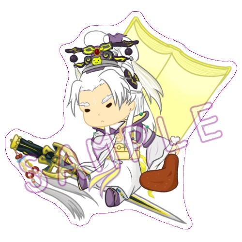 【霹靂布袋戲】君奉天吊飾__手持雞腿版