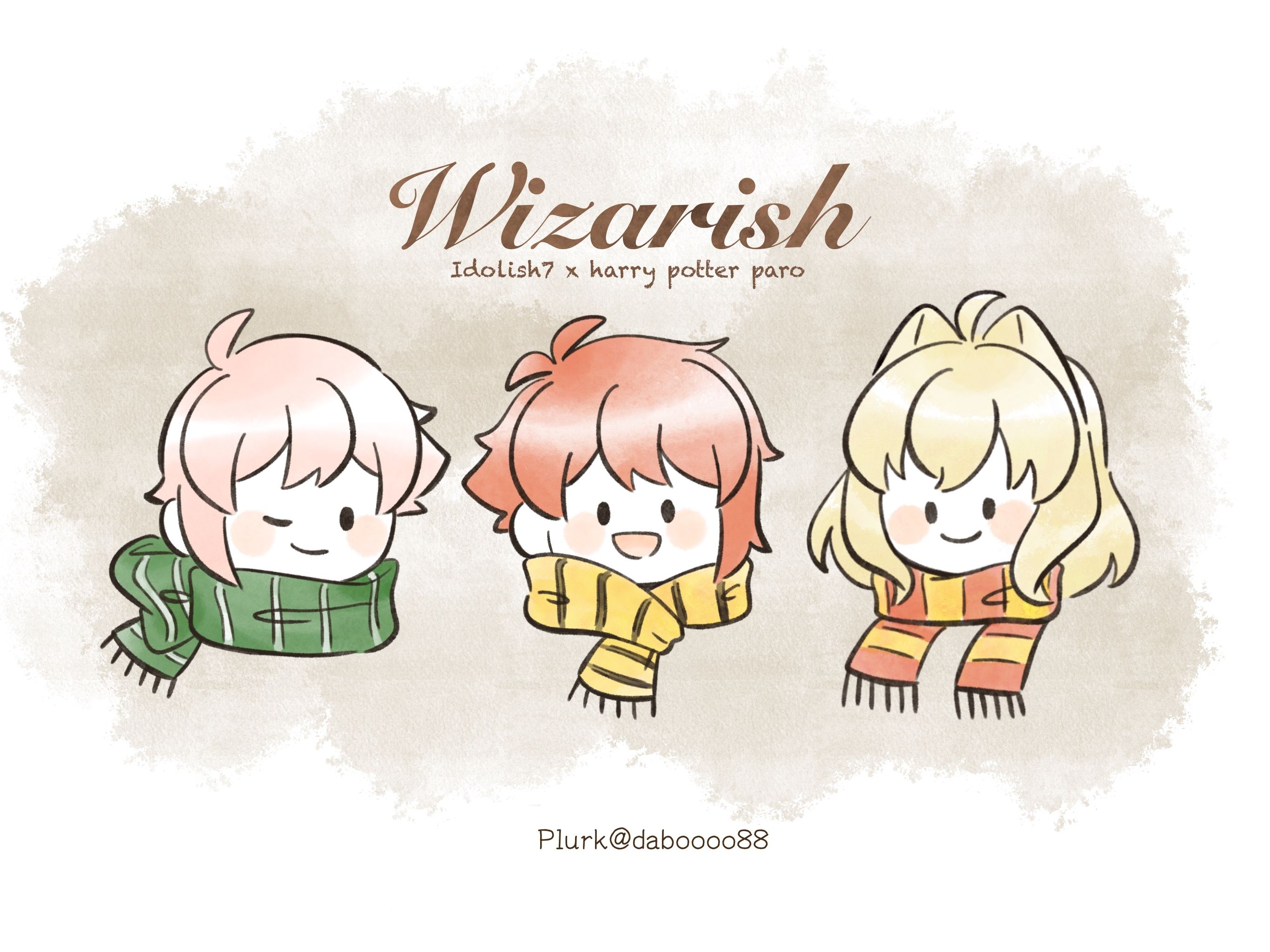 《Wizarish》九條天 七瀬陸 小鳥遊紡 明信片
