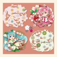 櫻&雪初音壓克力吊飾