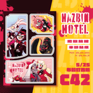 hazbin hotel 主角團貼紙