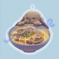 YOI壓克力吊飾  豬排飯&馬卡欽