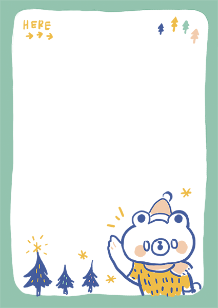 【原創】聖誕熊信紙+憤怒雪人胸章