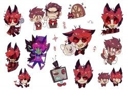 【HazbinHotel】Alastor 貼紙