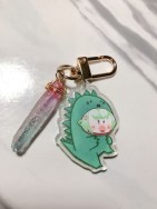 水晶里歐小恐龍吊飾