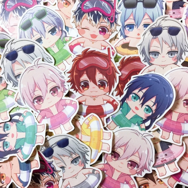 【IDOLiSH7】夏日泳圈系列 貼紙套組