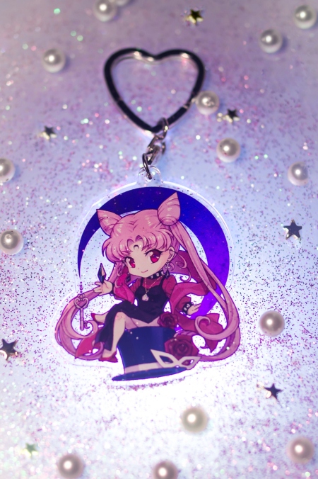 [美少女戰士] 黑色淑女壓克力鑰匙圈