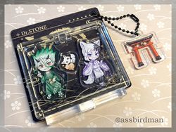 【Dr.STONE】百鬼夜行~鬼千空&妖狐幻 - 壓克力小盒玩吊飾