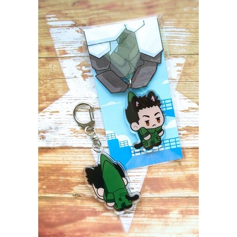雙面吊飾：抓貓貓