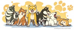 原創商品-客製化馬克杯-汪汪柴犬款