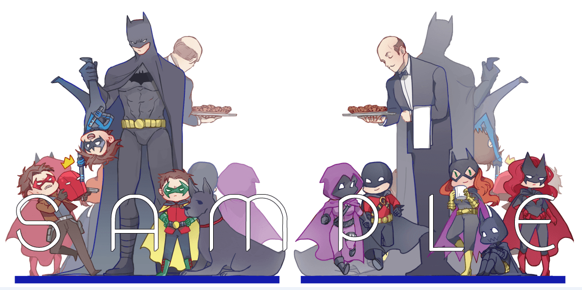 Batfamily 雙面壓克力立牌