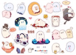 Undertale Napstablook Blooky刀模貼紙