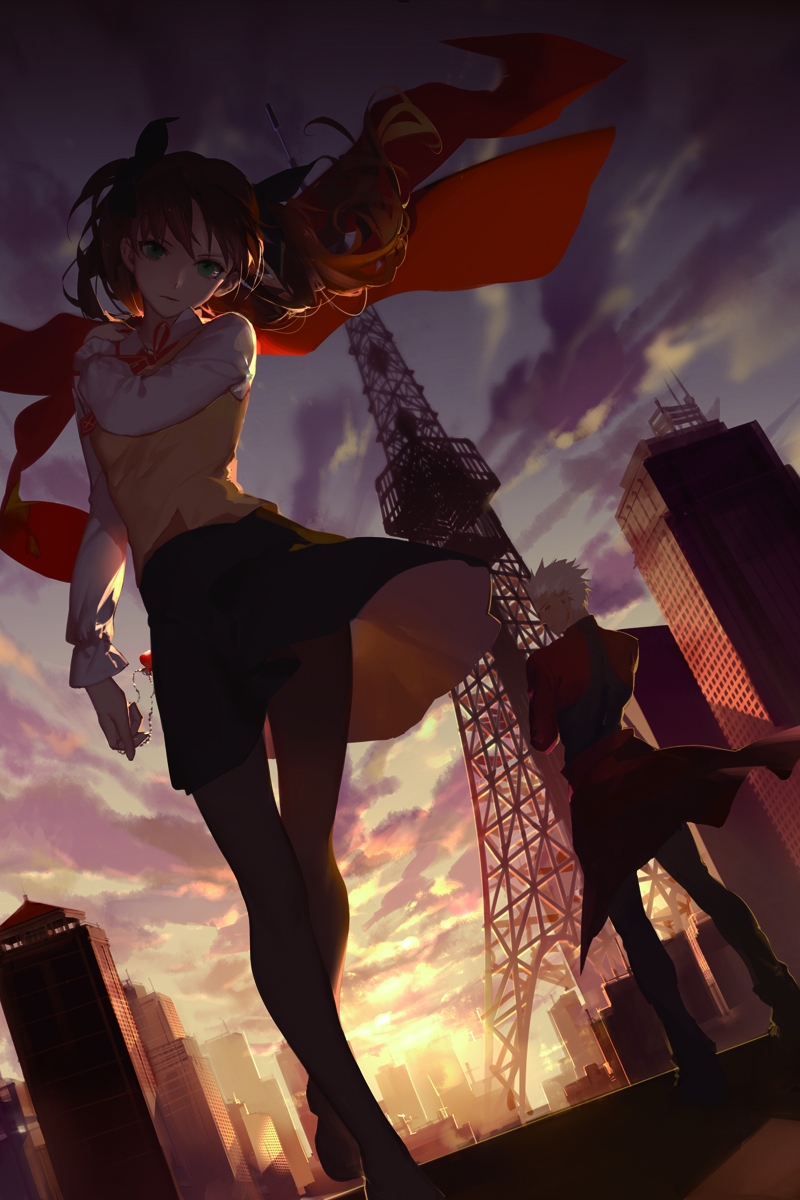 FATE 遠坂凛掛軸