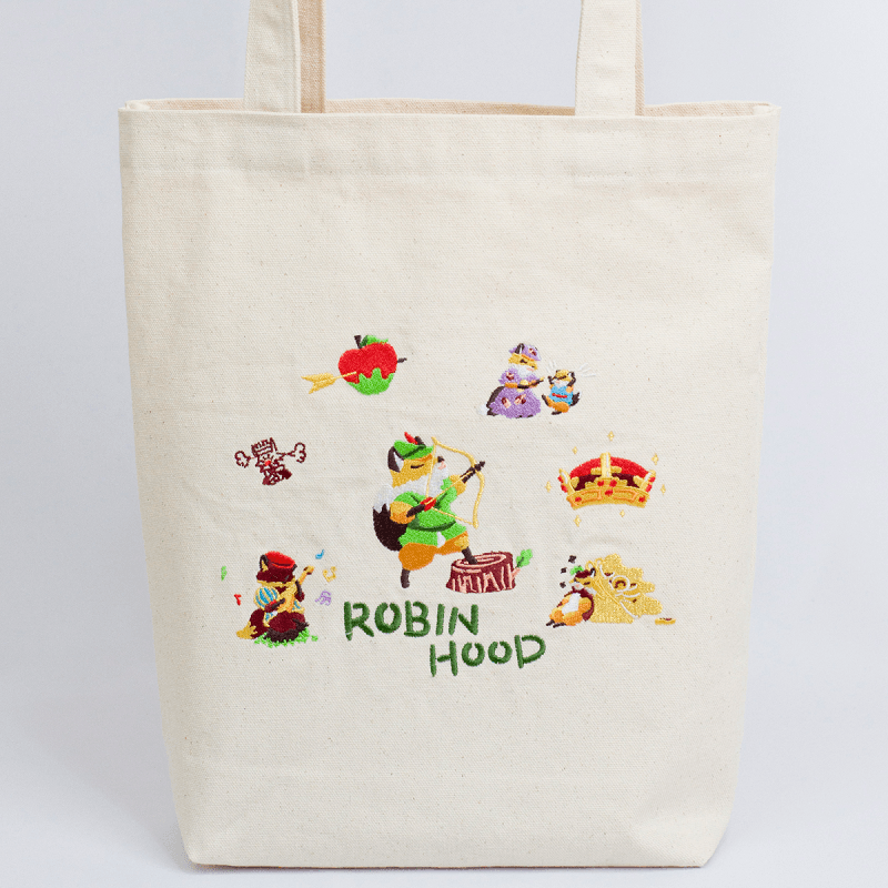羅賓漢│刺繡帆布包