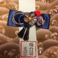 刀劍亂舞印象髮飾─細工花髮夾(燭台切光忠、岩融款)
