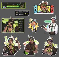 【Holostars】荒咬皇牙全斷貼紙包