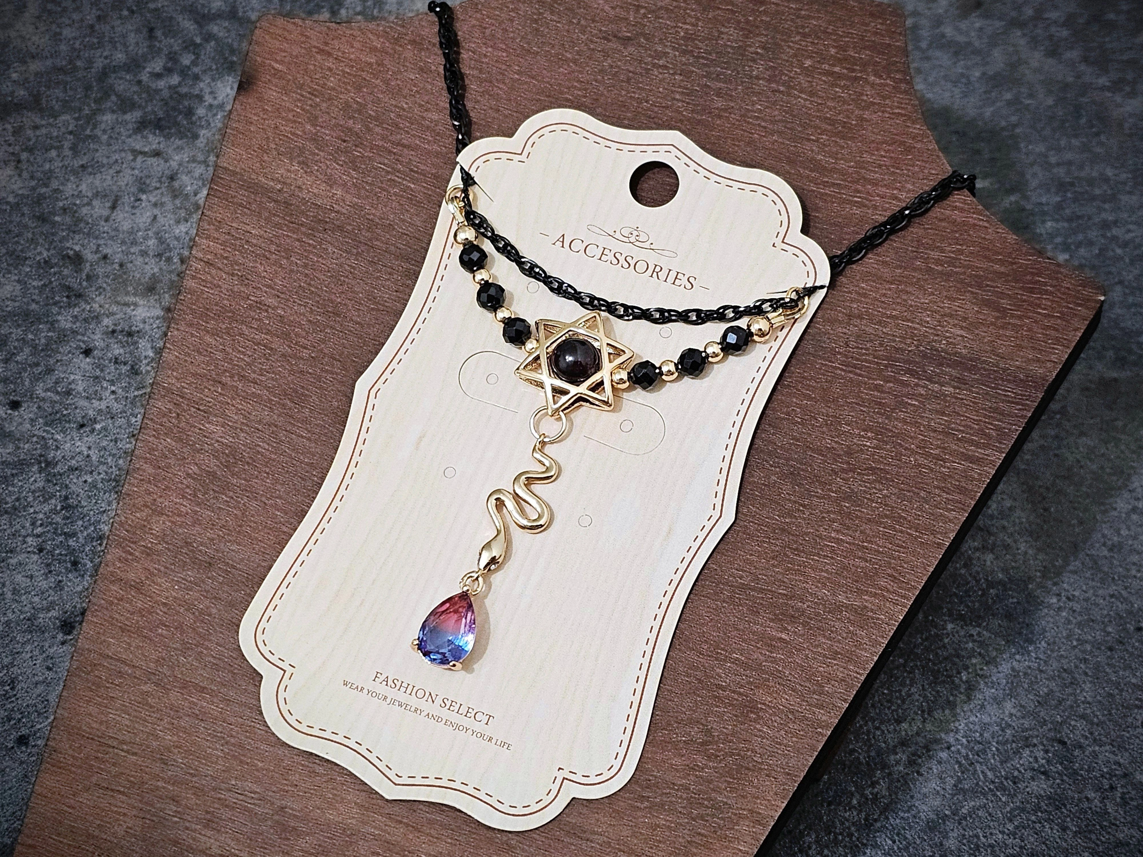 新世界狂歡★印象飾品：八雲_幽曖新星的禱詞_印象項鍊（黑鍊）