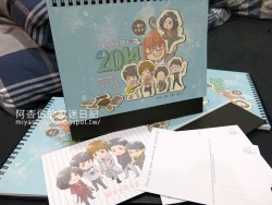 五月天x阿杏信三角立體桌曆