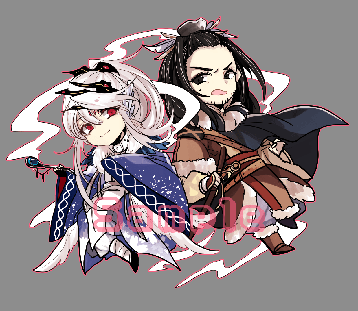 【東離劍遊記】殤不患&凜雪鴉滴膠吊飾