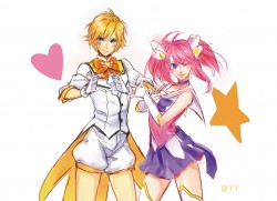 [LOL英雄聯盟]地球防衛部EZ&光之美魔炮少女LUX