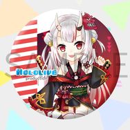 HOLOLIVE系列 幻彩拉絲雙閃徽章 共26款