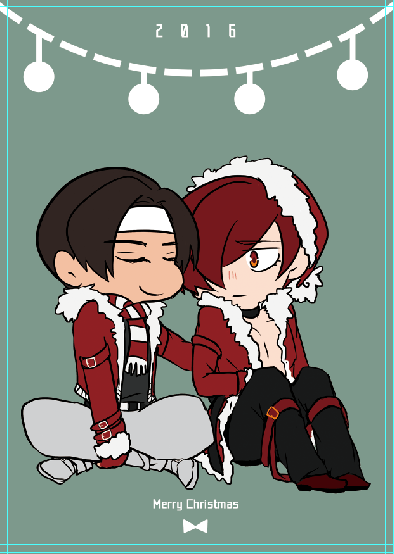 【KOF】過期的京庵聖誕卡