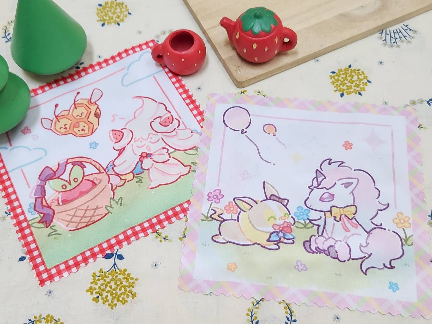 Pokemon◆ 野餐時光眼鏡布