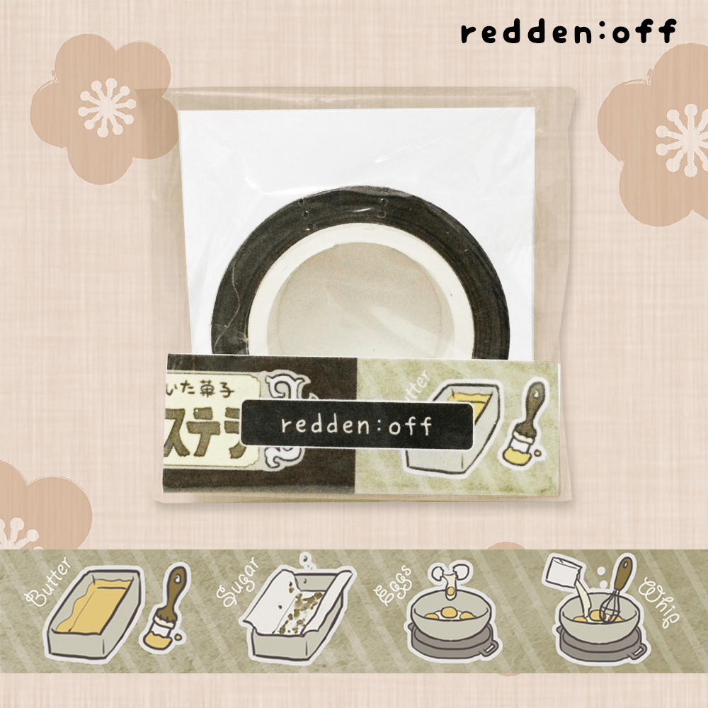 【redden:off】卡斯提拉紙膠帶(15mm)