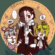 戰勇 魔族三人組杯墊