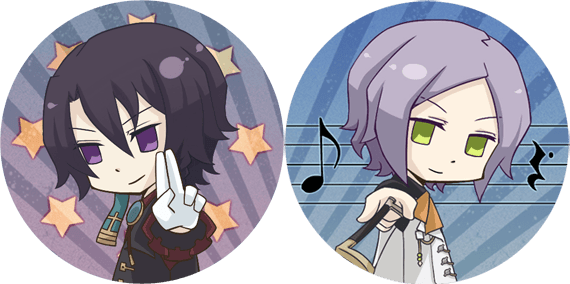 【Unlight】瑪爾瑟斯&凱倫貝克4.4cm亮面胸章