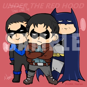 《DC》Under the Red Hood 方型小卡