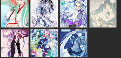 Snow Miku & Yu Yao明信片