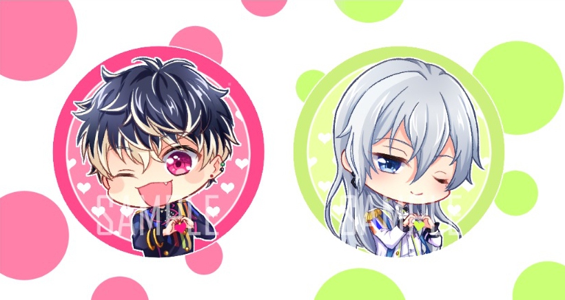 【IDOLiSH7】3.2cm Re:vale比愛心胸章套組